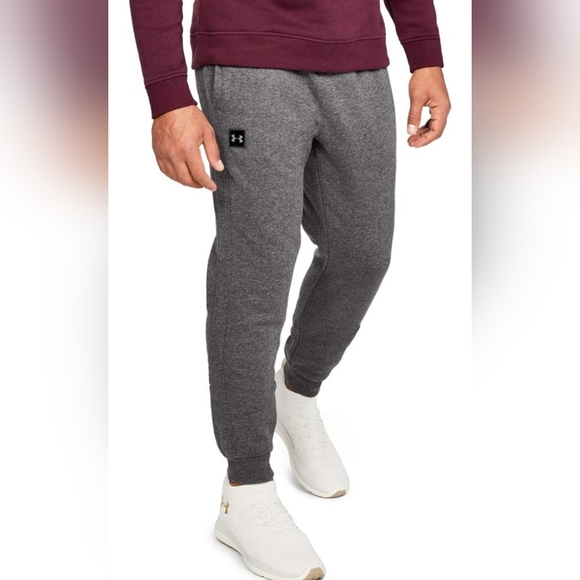 Under Armour Other - Under Armour Men's NWT Gray UA Rival Fleece Jogger Pants Size 5XL